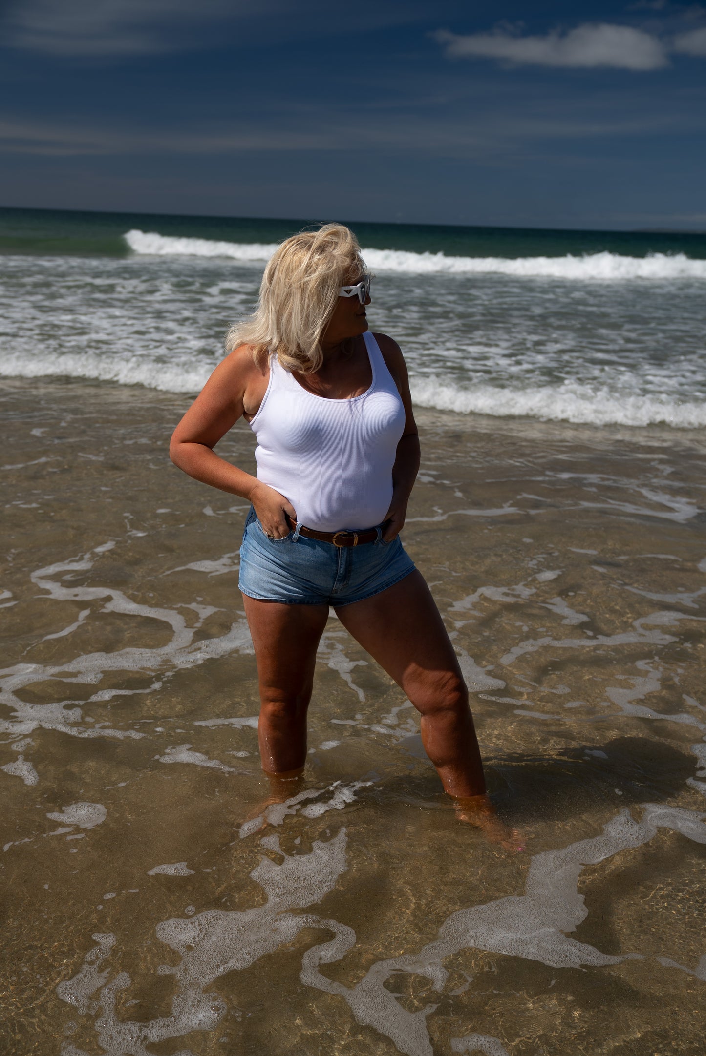 Caza Bodysuit White