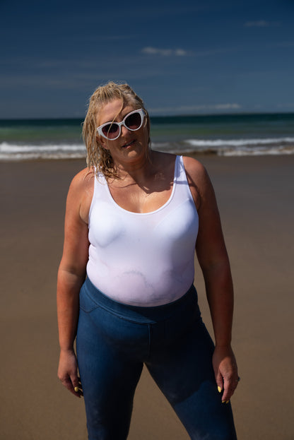 Caza Bodysuit White