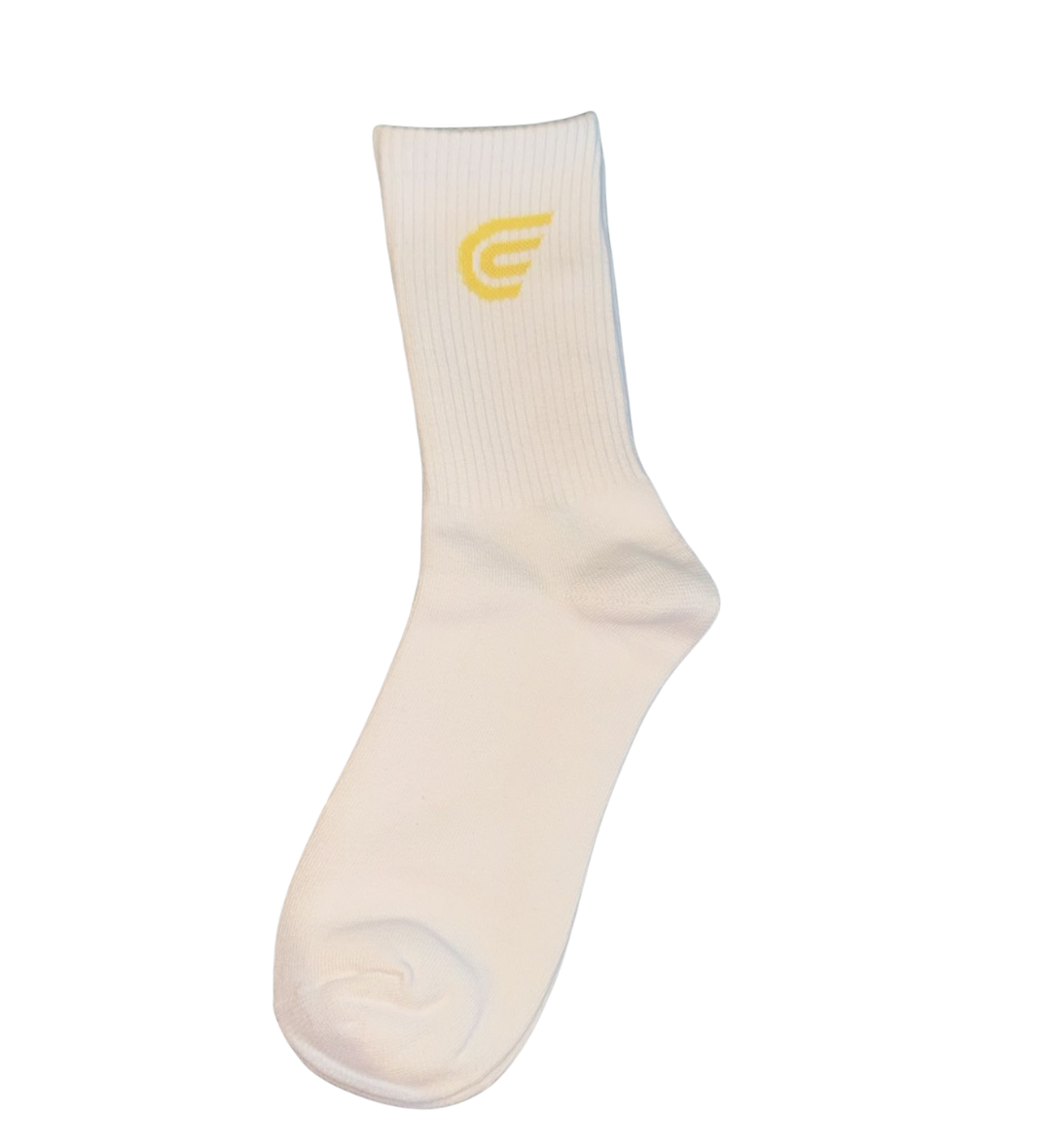 Caza Classic Crew Sock Lemon