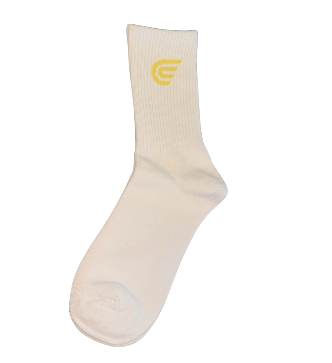 Caza Classic Crew Sock Lemon