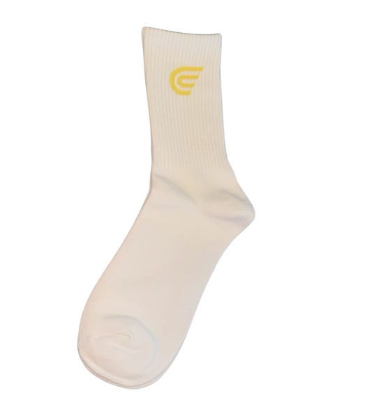 Caza Classic Crew Sock Lemon